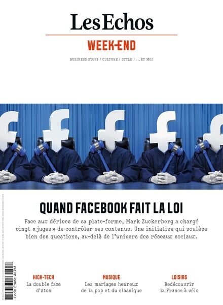Les Echos Week-end -16 Avril 2021 Cover