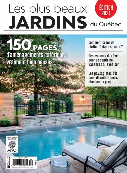 Les plus beaux jardins du Quebec 2021 Cover