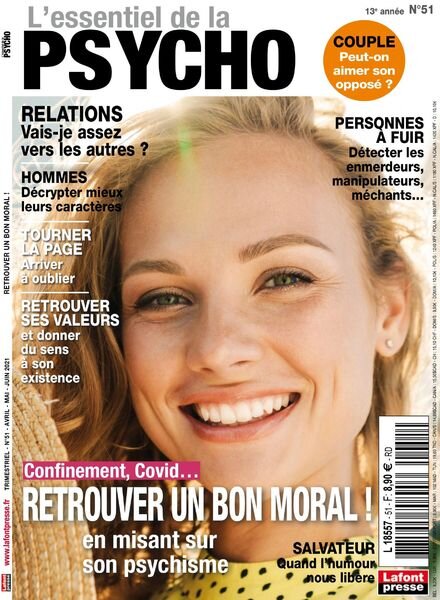 L’Essentiel De La Psycho – Avril-Juin 2021 Cover