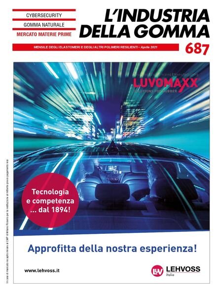L’industria della Gomma – Aprile 2021 Cover