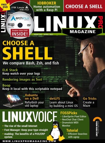 Linux Magazine USA – Issue 245 – April 2021 Cover
