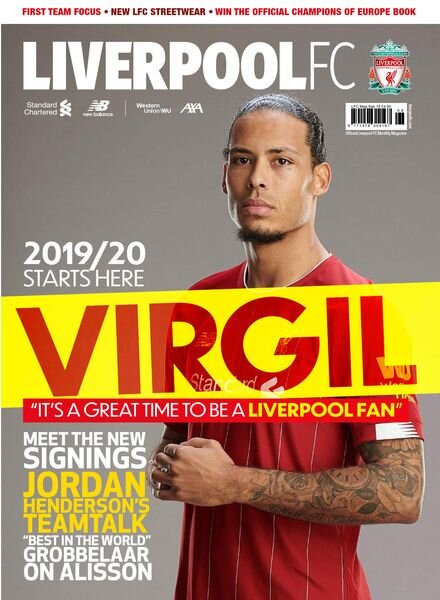 Liverpool FC Magazine – September 2019 Cover