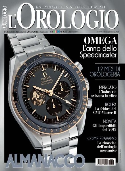 l’Orologio – Almanacco 2019-2020 Cover