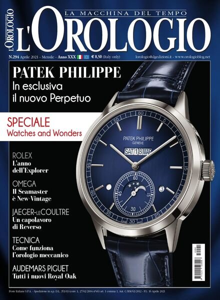 l’Orologio – Aprile 2021 Cover