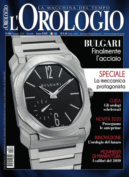 l’Orologio – Maggio 2020 Cover