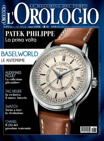 l’Orologio – Marzo 2019 Cover