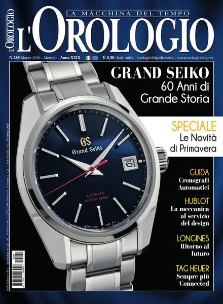 l’Orologio – Marzo 2020 Cover