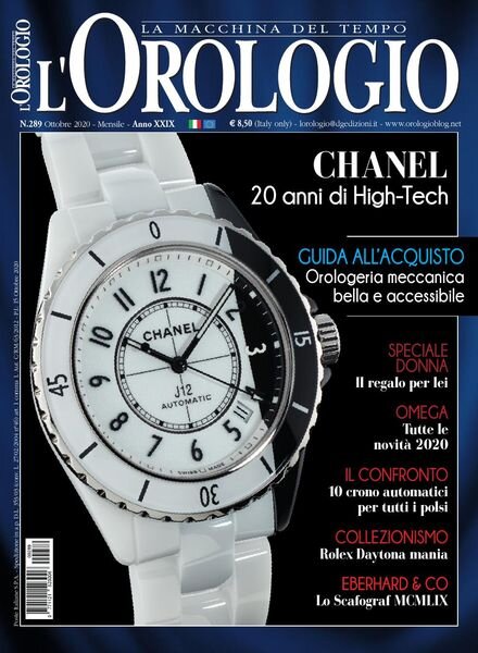 l’Orologio – Ottobre 2020 Cover