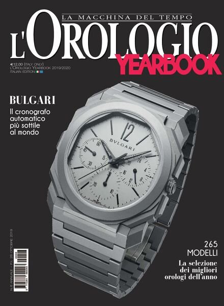 l’Orologio – Yearbook 2019-2020 Cover