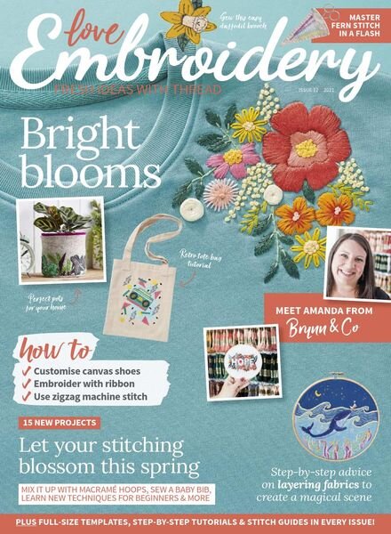 Love Embroidery – Issue 12 – March 2021 Cover