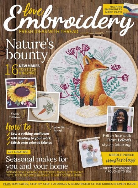 Love Embroidery – Issue 5 – September 2020 Cover