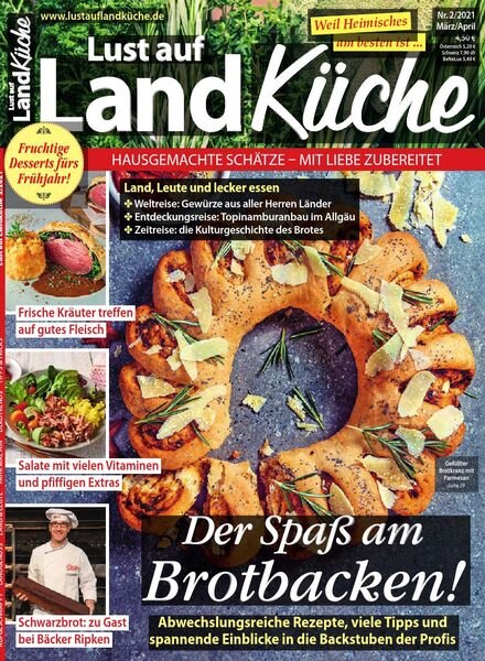 Lust auf LandKuche – Marz-April 2021 Cover