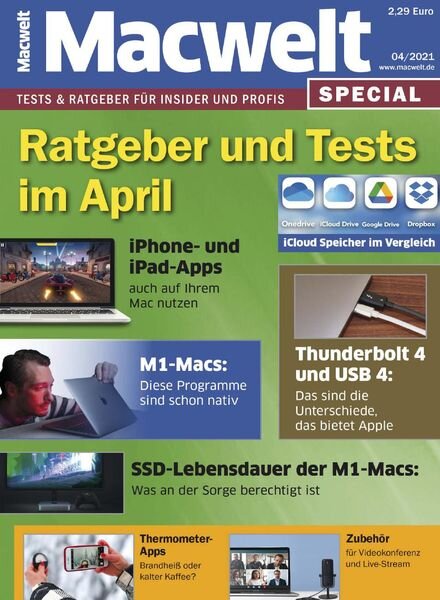 Macwelt Special – April 2021 Cover
