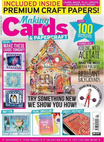 Making Cards & PaperCraft – January-February 2021 Cover