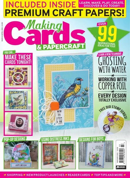 Making Cards & PaperCraft – March-April 2021 Cover
