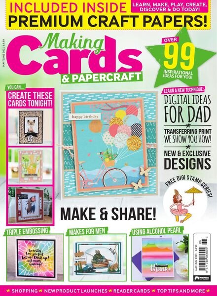 Making Cards & PaperCraft – May-June 2021 Cover