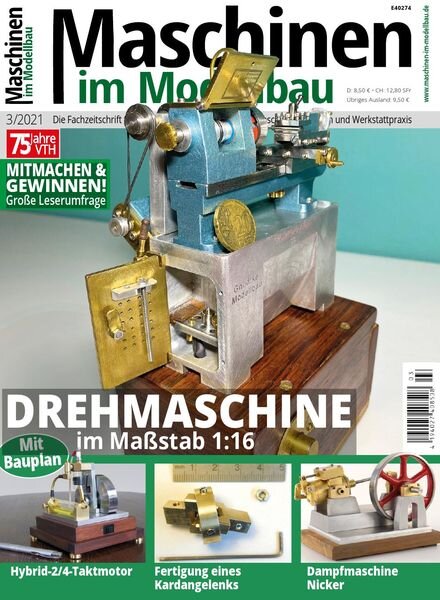 Maschinen im Modellbau – April 2021 Cover