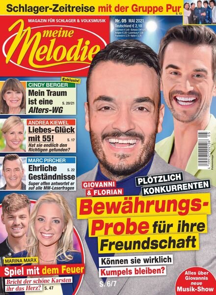 Meine Melodie – 15 April 2021 Cover