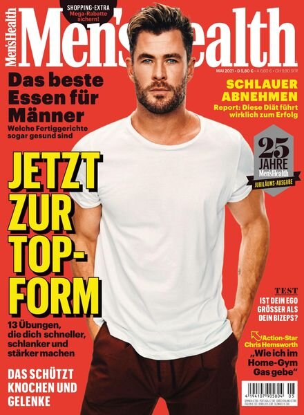 Men’s Health Germany – 13 April 2021 Cover
