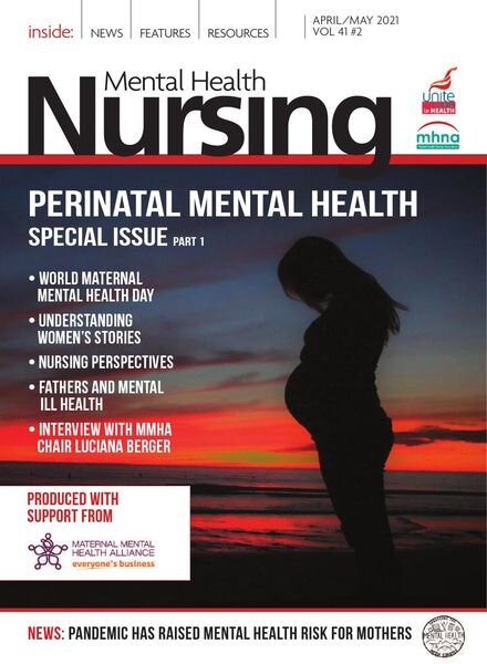Mental Health Nursing – April-May 2021 Cover