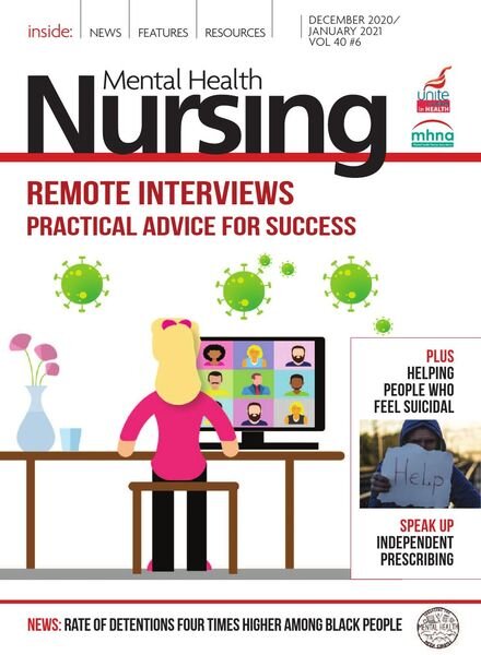 Mental Health Nursing – December 2020 – January 2021 Cover