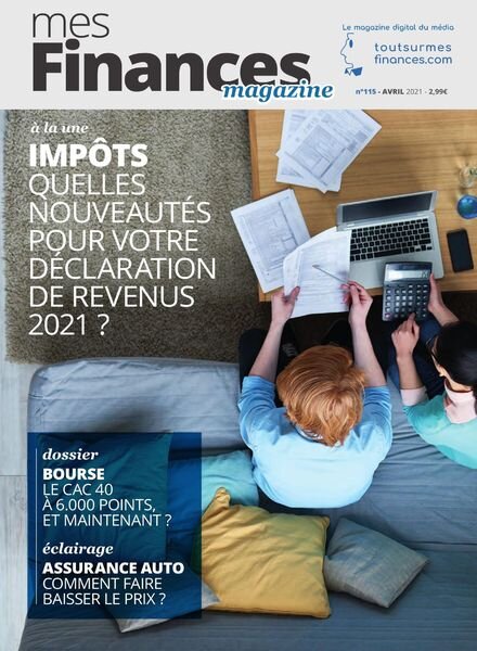Mes Finances – Avril 2021 Cover