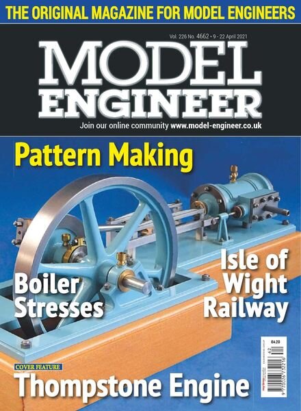 Model Engineer – Issue 4662 – 9 April 2021 Cover