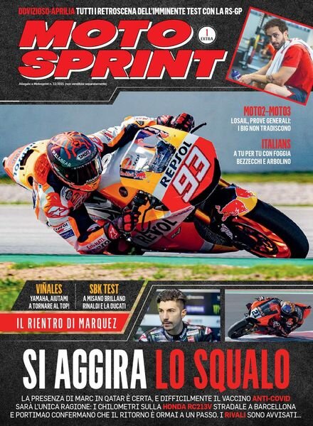 Moto Sprint Extra – 23 Marzo 2021 Cover