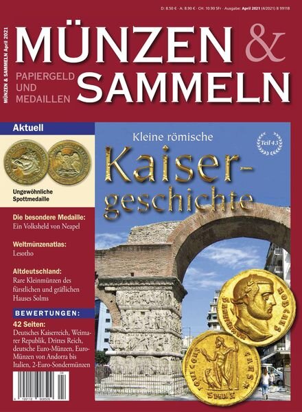 Munzen & Sammeln – 20 Marz 2021 Cover