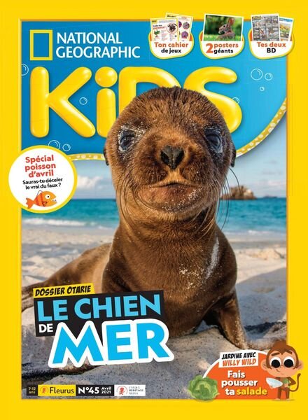 National Geographic Kids France – Avril 2021 Cover