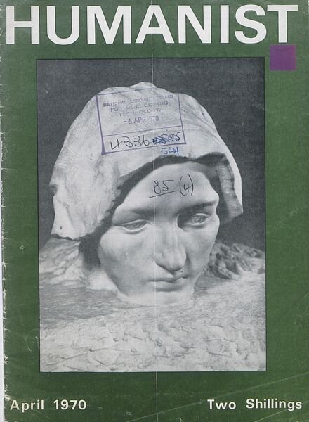 New Humanist – The Humanist, April 1970 Cover