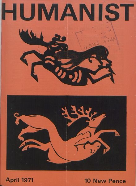 New Humanist – The Humanist, April 1971 Cover