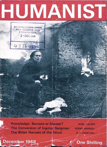 New Humanist – The Humanist, December 1968 Cover