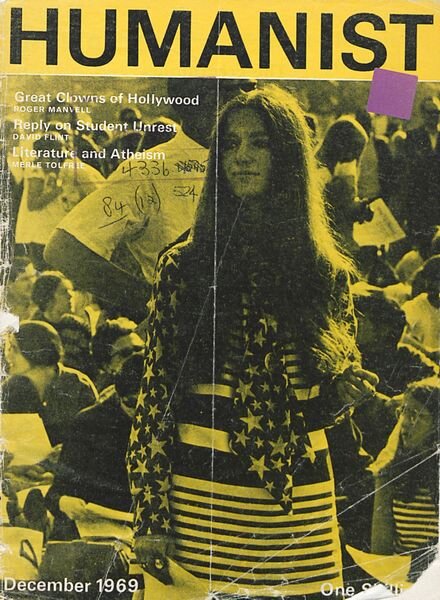 New Humanist – The Humanist, December 1969 Cover