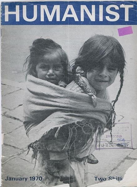 New Humanist – The Humanist, January 1970 Cover