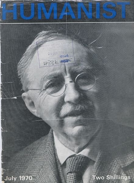 New Humanist – The Humanist, July 1970 Cover