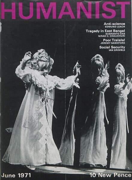 New Humanist – The Humanist, June 1971 Cover