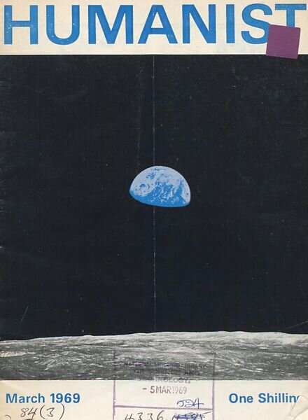 New Humanist – The Humanist, March 1969 Cover