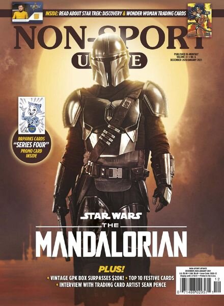 Non-Sport Update – December 2020 – January 2021 Cover