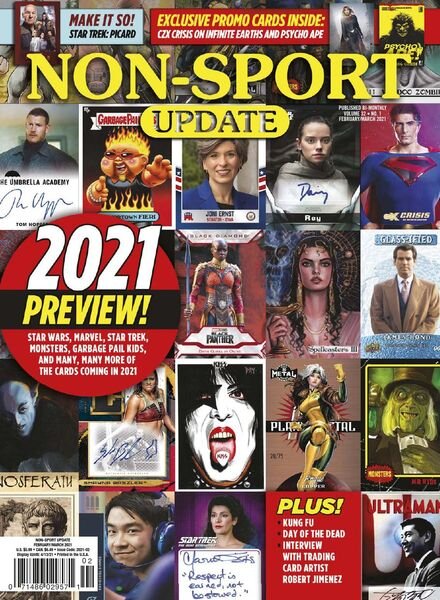 Non-Sport Update – February-March 2021 Cover