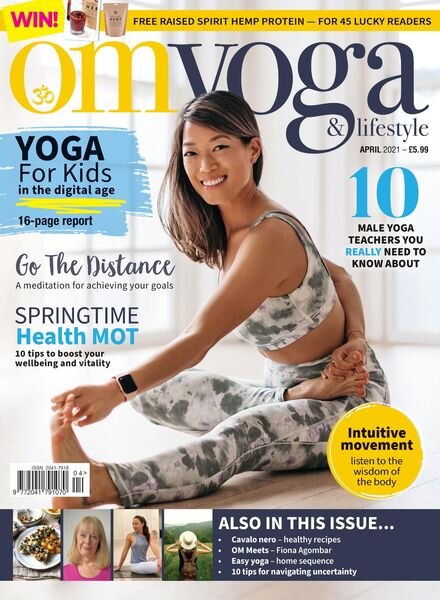 OM Yoga – April 2021 Cover