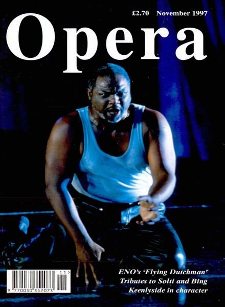 Opera – November 1997 Cover