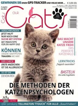Our Cats – April 2021