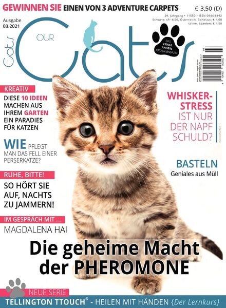 Our Cats – Marz 2021 Cover