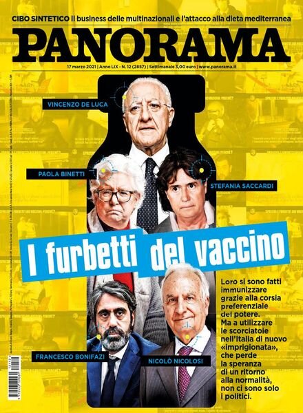 Panorama Italia – 17 Marzo 2021 Cover