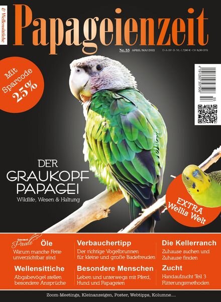 Papageienzeit – 13 April 2021 Cover
