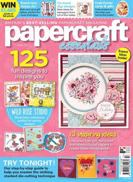 Papercraft Essentials – Issue 157 – March 2018 Cover