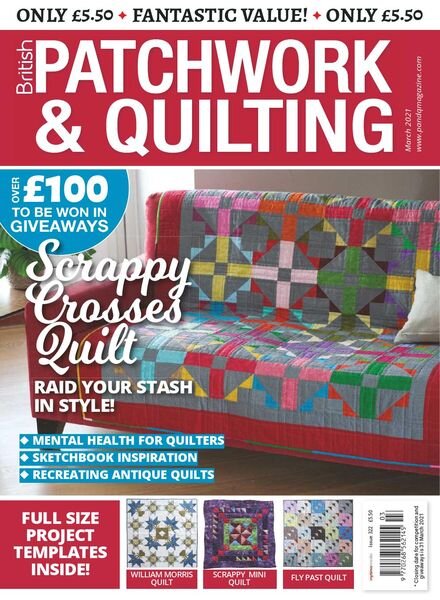 Patchwork & Quilting UK – March 2021 Cover