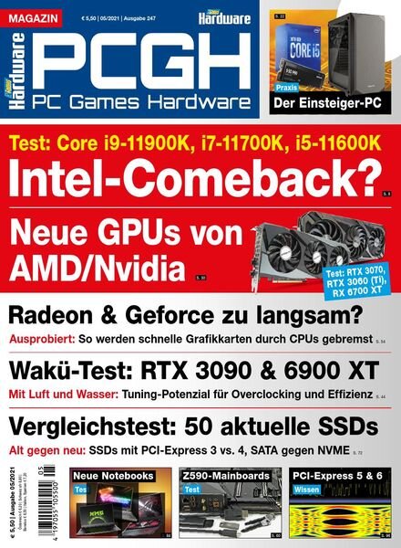 PC Games Hardware – Juni 2021 Cover