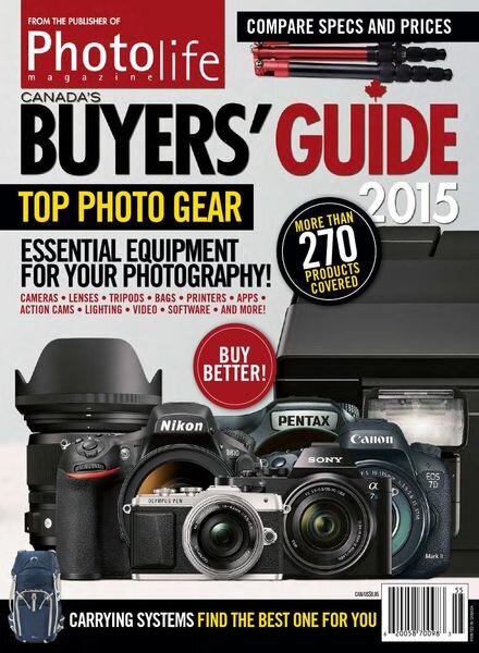 Photo Life – Buyer’s Guide 2015 Cover